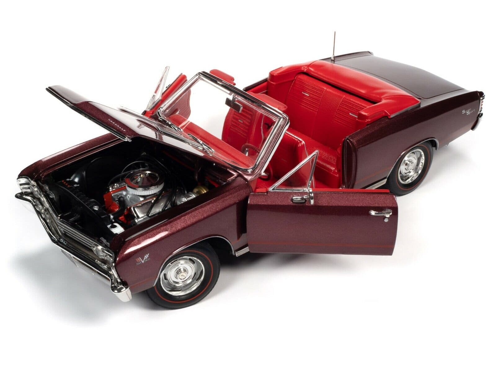 Macheta auto Chevrolet Chevelle SS 396 Convertible (1967) 1:18 AutoWorld - 5