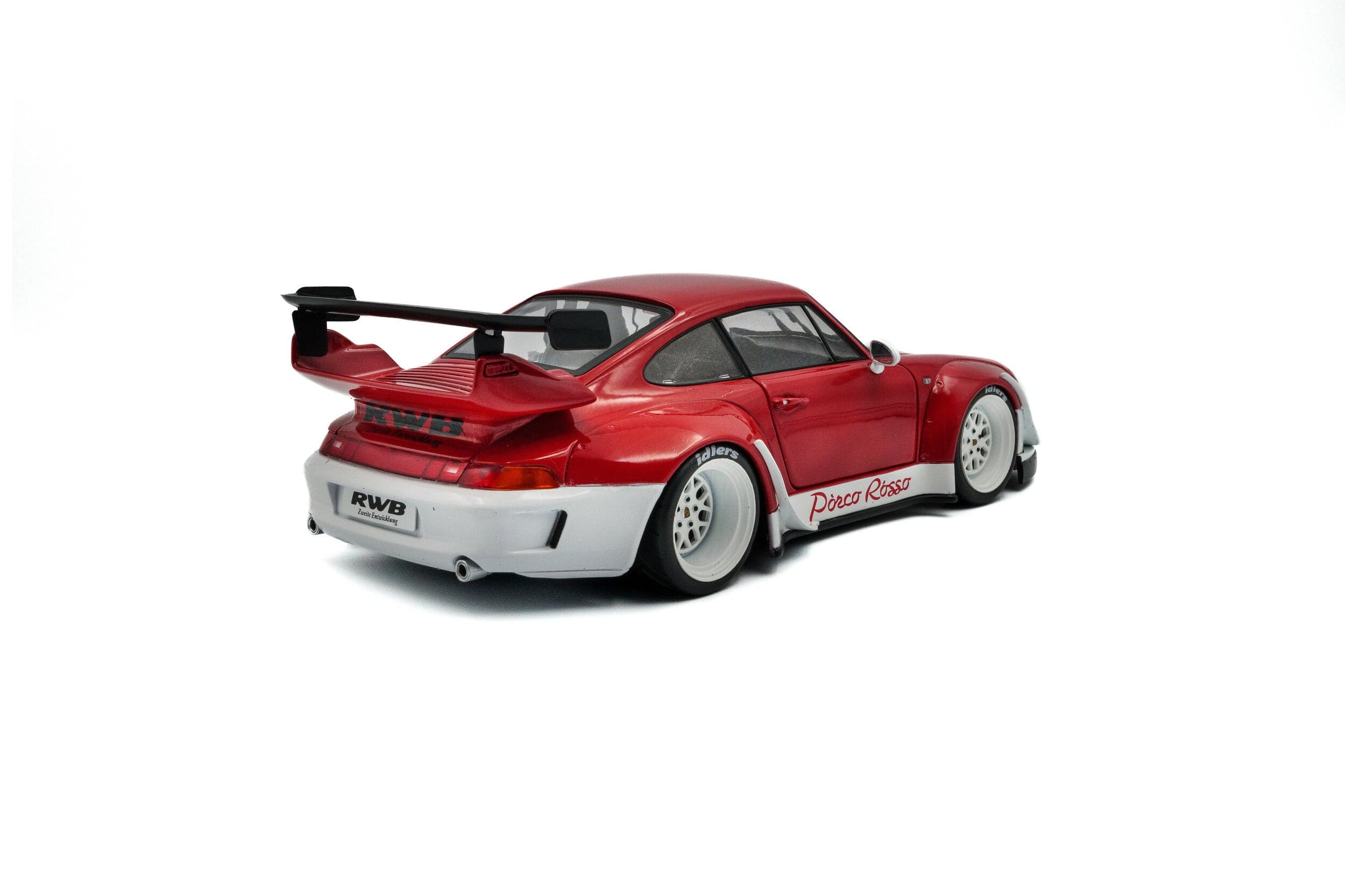 Macheta auto Porsche RWB Bodykit Porco Rosso 1:18 Solido - 2