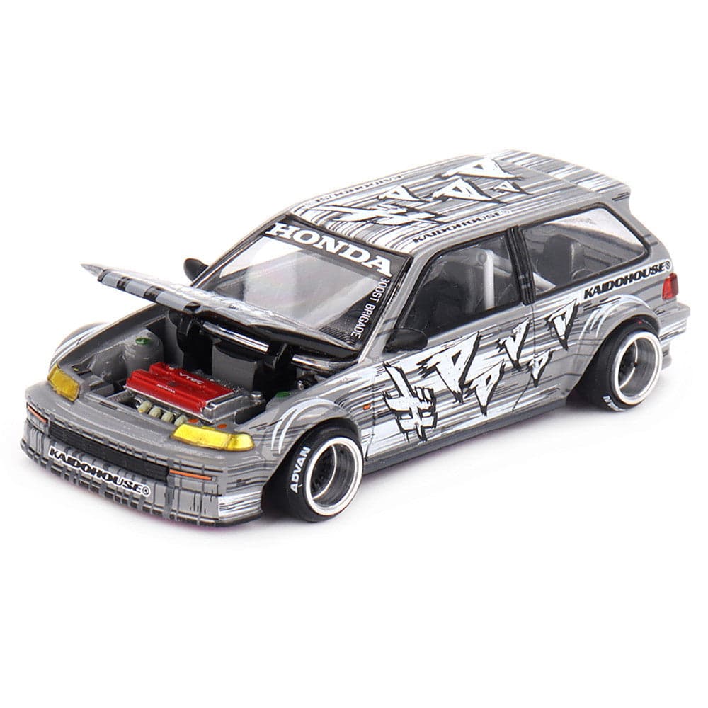 Macheta auto Honda Civic EF Kaido Manga V1 1987 1:64 MIniGT /Kaido House - 3