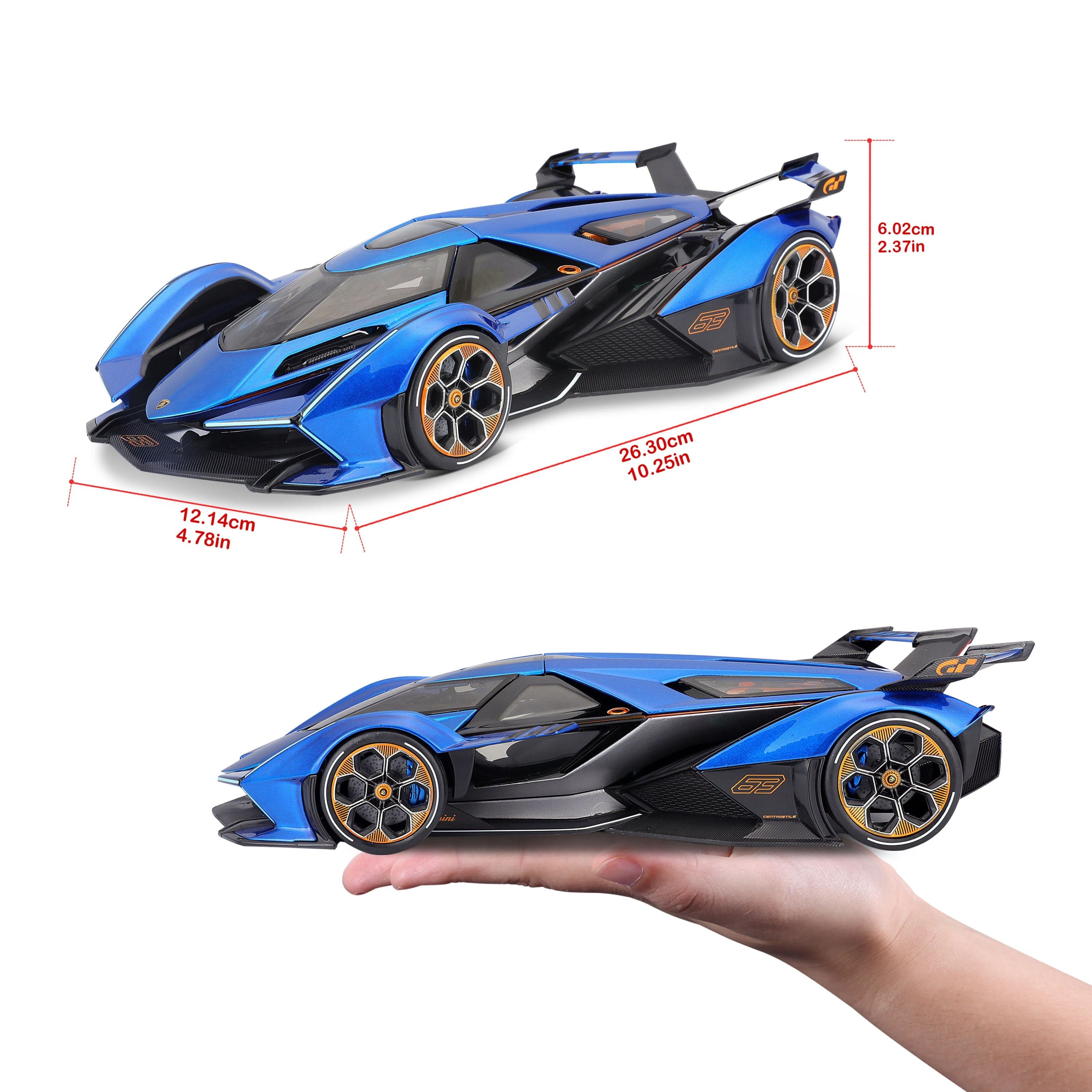 Macheta auto Lamborghini Vision GT V12 1:18 Maisto - 5