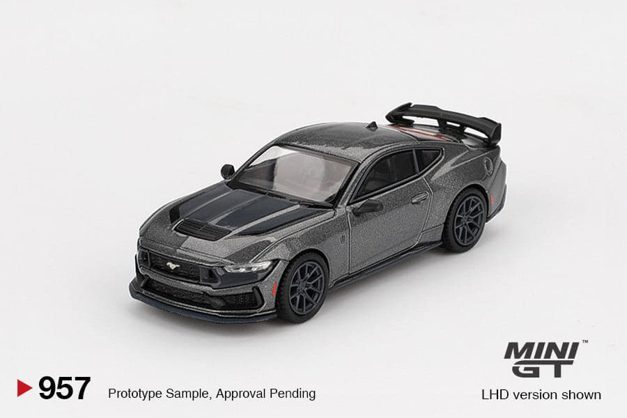 Macheta auto Ford Mustang Dark Horse 2024 Carbonized Gray (LHD) 1:64 MIniGT