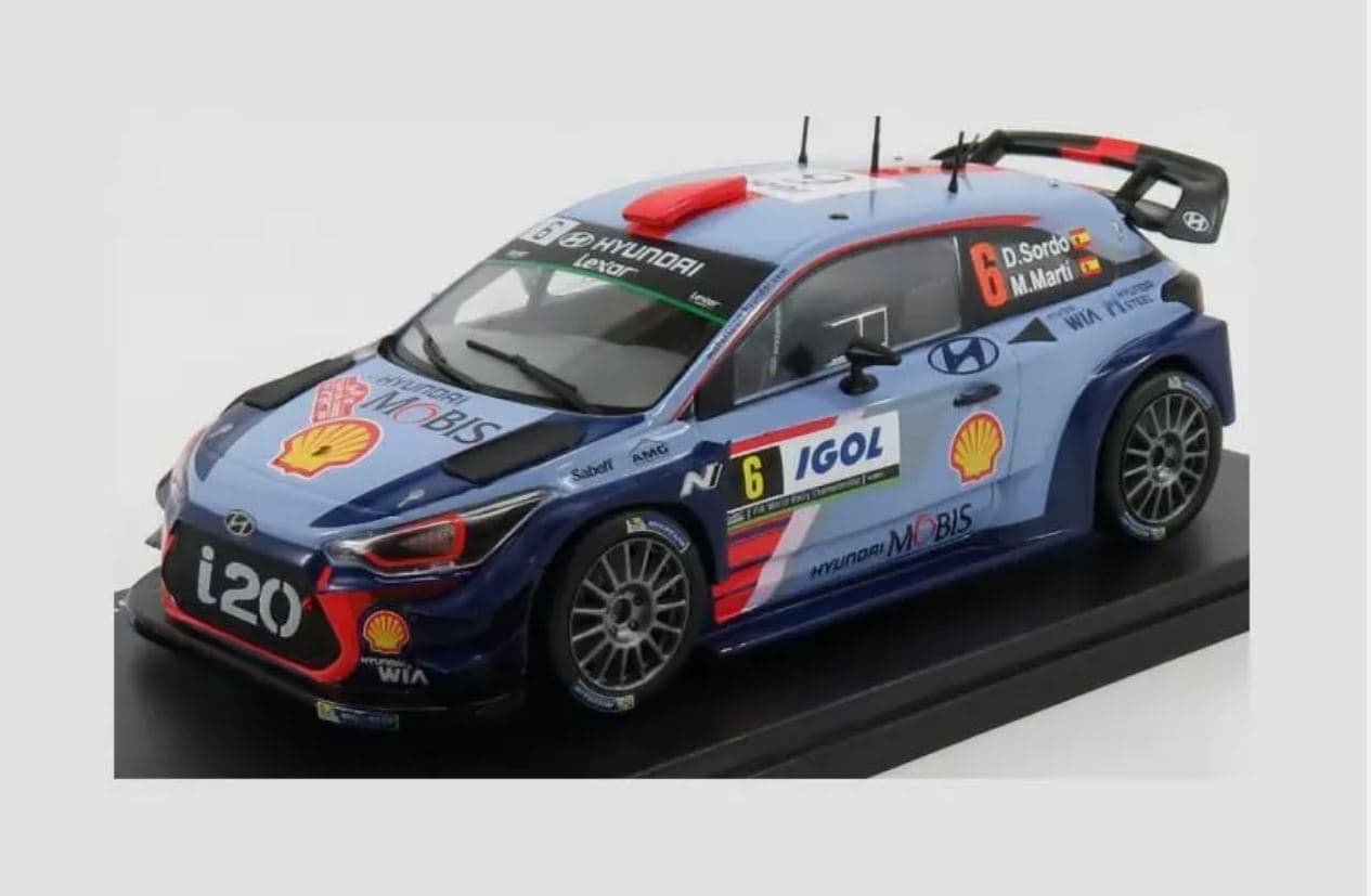 Macheta auto Hyundai I20 WRC N6  Rally Tour De Corse 2017 D. Sordo  1:24 Hachette