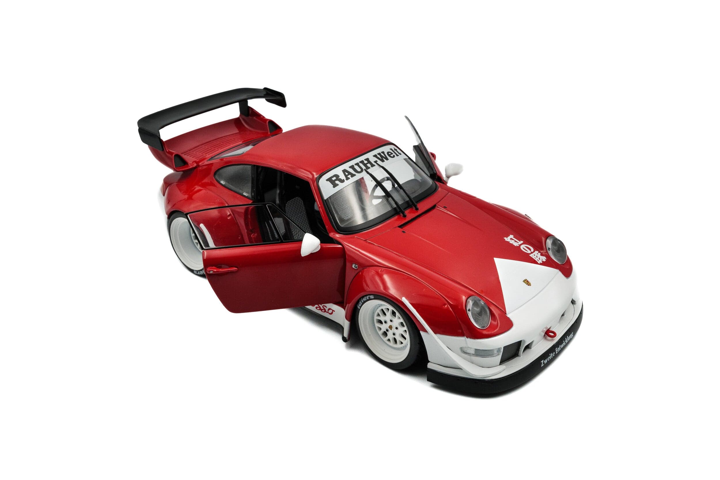Macheta auto Porsche RWB Bodykit Porco Rosso 1:18 Solido - 3