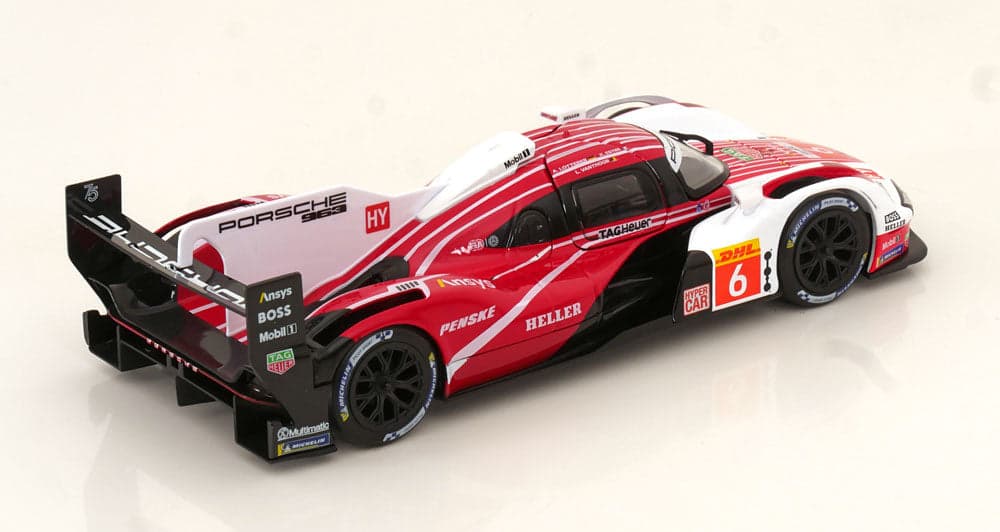 Macheta auto Porsche  963 9RD Team Penske Motorsport N 6 24h Le Mans 2023 Estre/Lotterer/Vanthoor 1:24 Bburago - 2