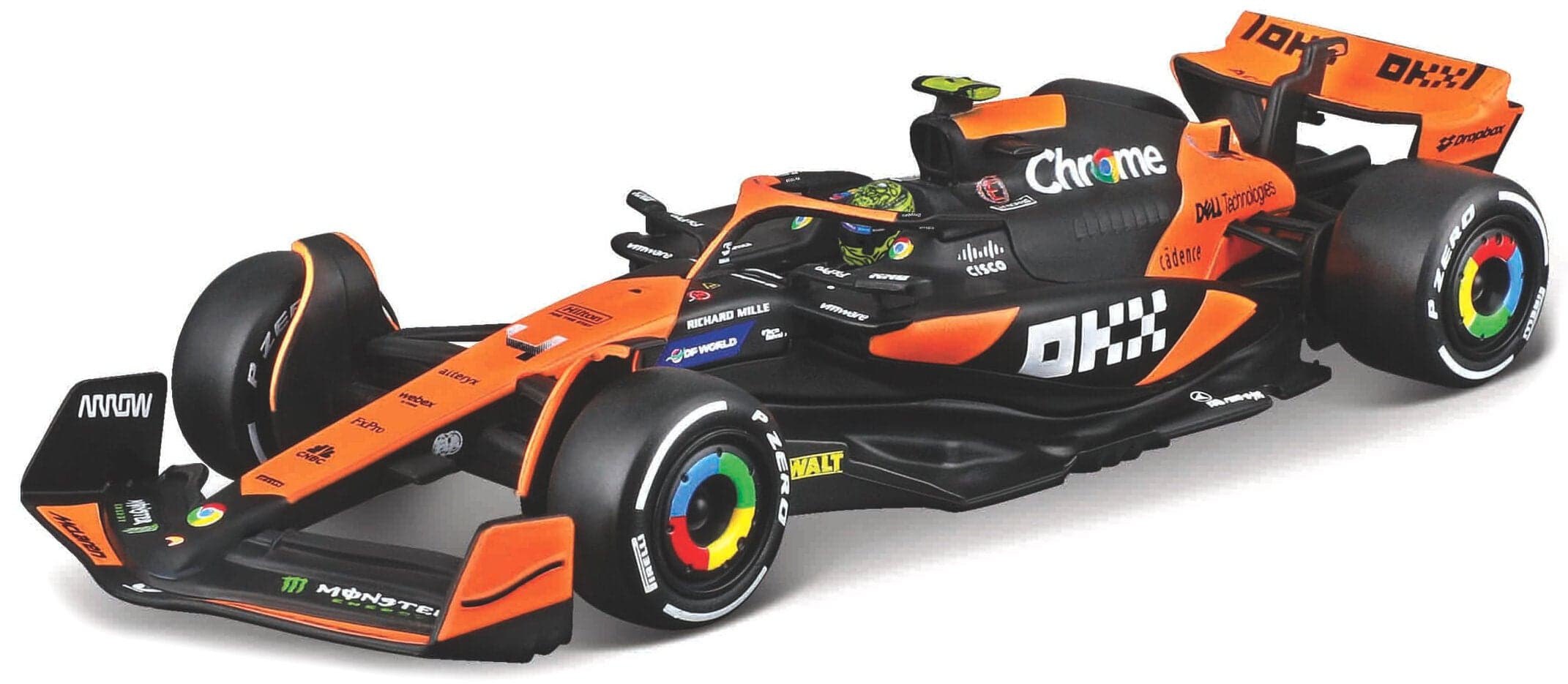 Macheta auto Mclaren MCL 38 #4 LANDO NORRIS 2024 1:43 Bburago Signature