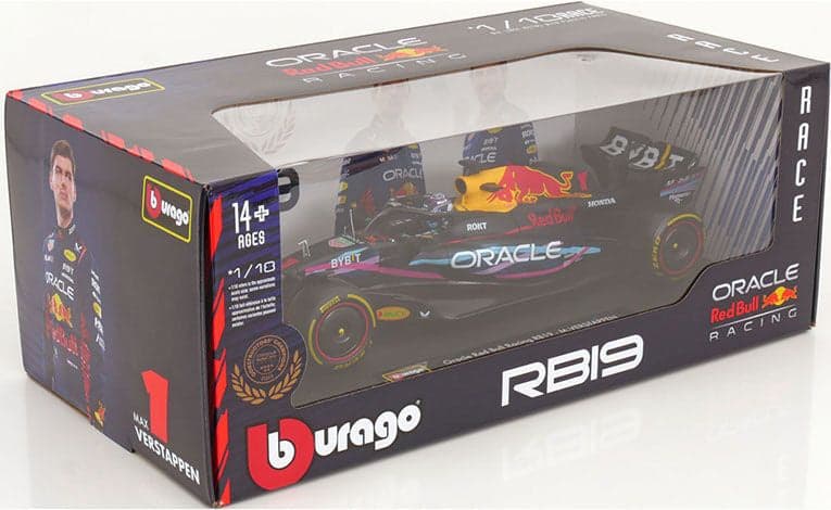 Macheta auto Red Bull Racing RB19 Miami F1 GP 2023 Max Verstappen 1:18 Bburago - 3
