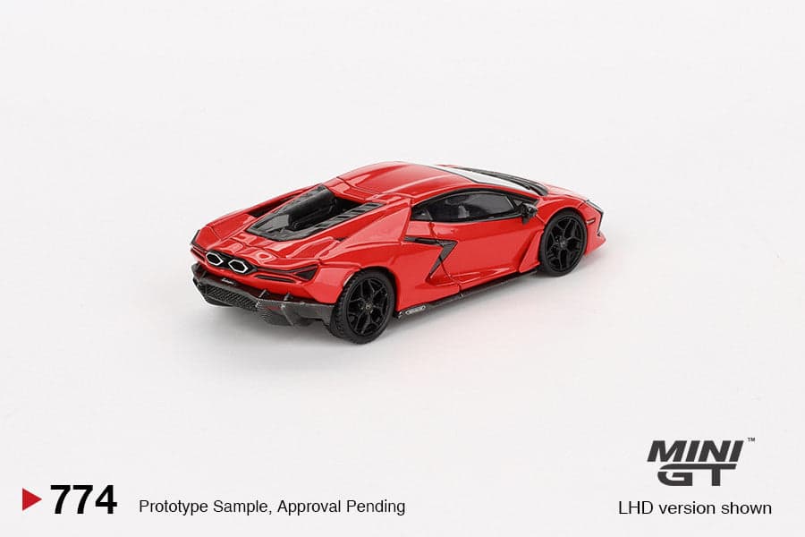 Macheta auto Lamborghini Revuelto Arancio Dac Lucido, Red, 2024 (LHD) 1:64 MIniGT - 2