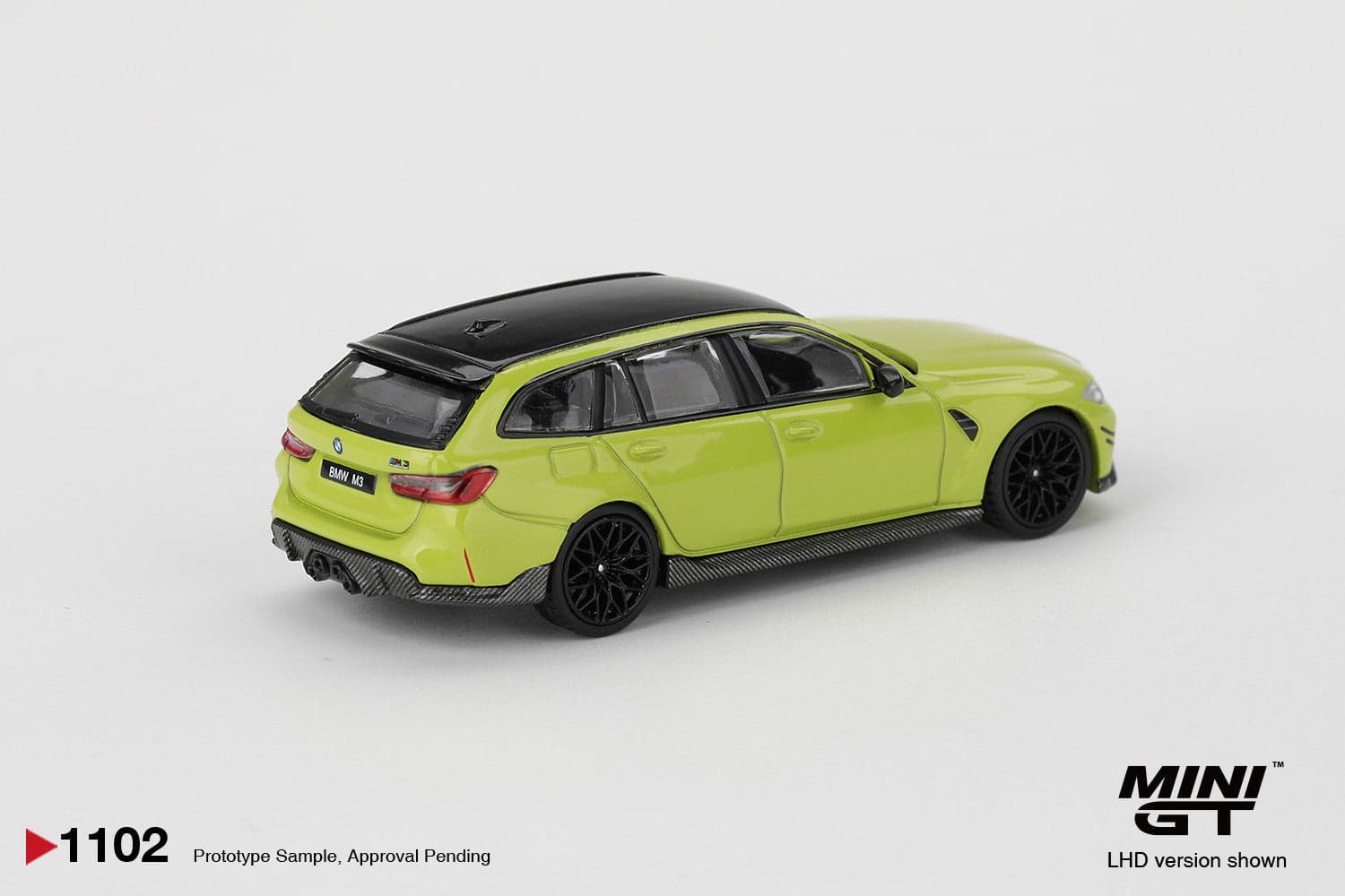 Macheta auto BMW M3 M Performance Touring Sao Paulo Yellow 2025 (LHD) 1:64 MIniGT - 2