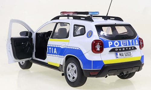 Macheta auto Dacia Duster Politia Romana (2021) 1:18 Solido - 2