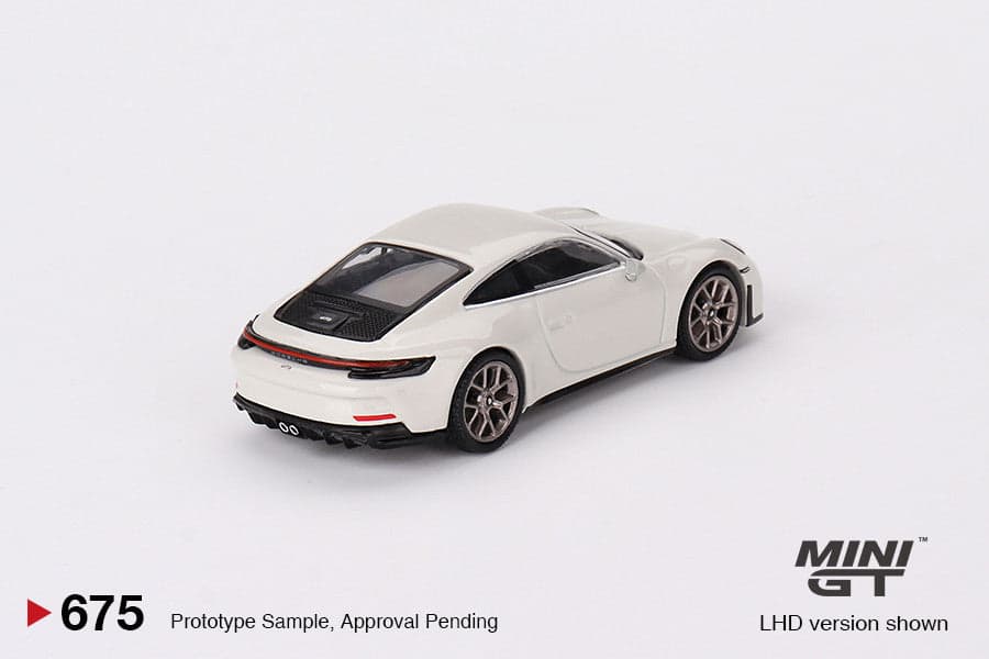 Macheta auto Porsche 911 (992) GT3 Touring Crayon Grey 2023 (LHD) 1:64 MIniGT - 2