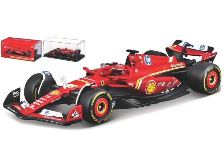 Macheta auto Ferrari SF24  No.16  C.Leclerc (2024) 1:43 Bburago Signature - 2