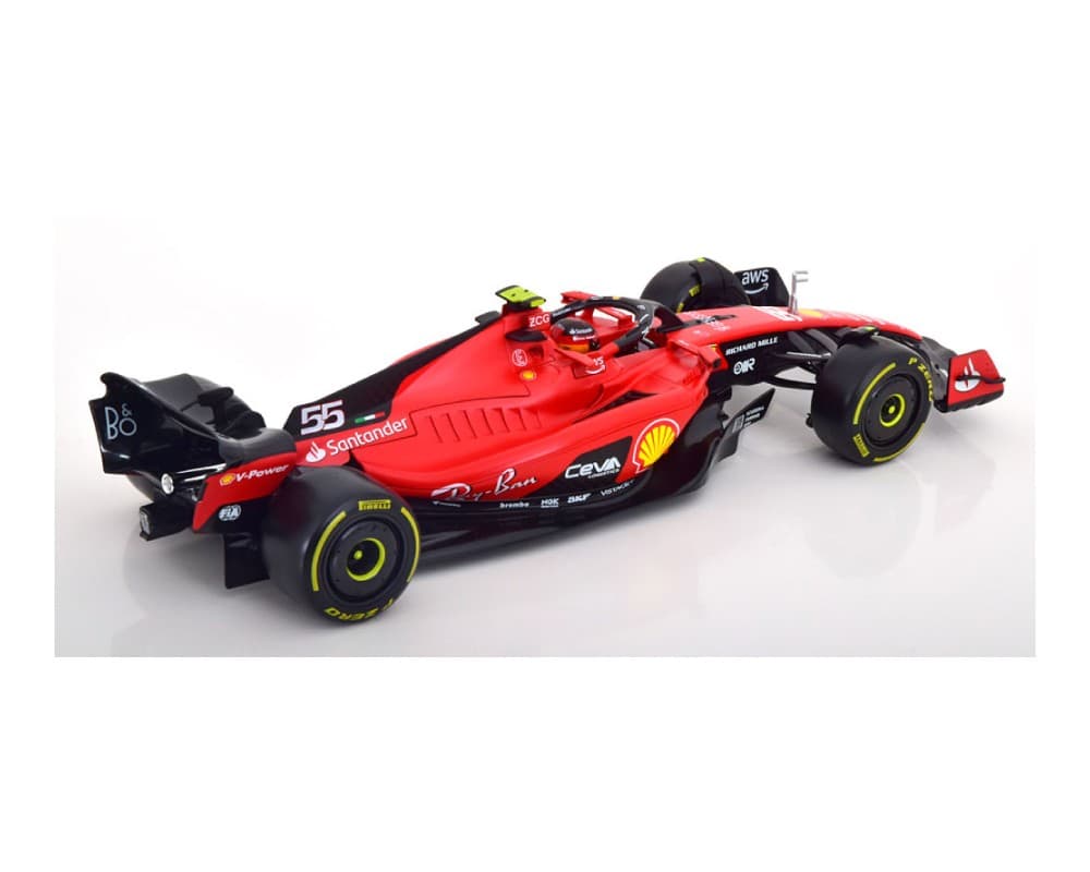 Macheta auto Ferrari SF23 #55 Formula 1 2023 C. Sainz 1:18 Bburago - 2