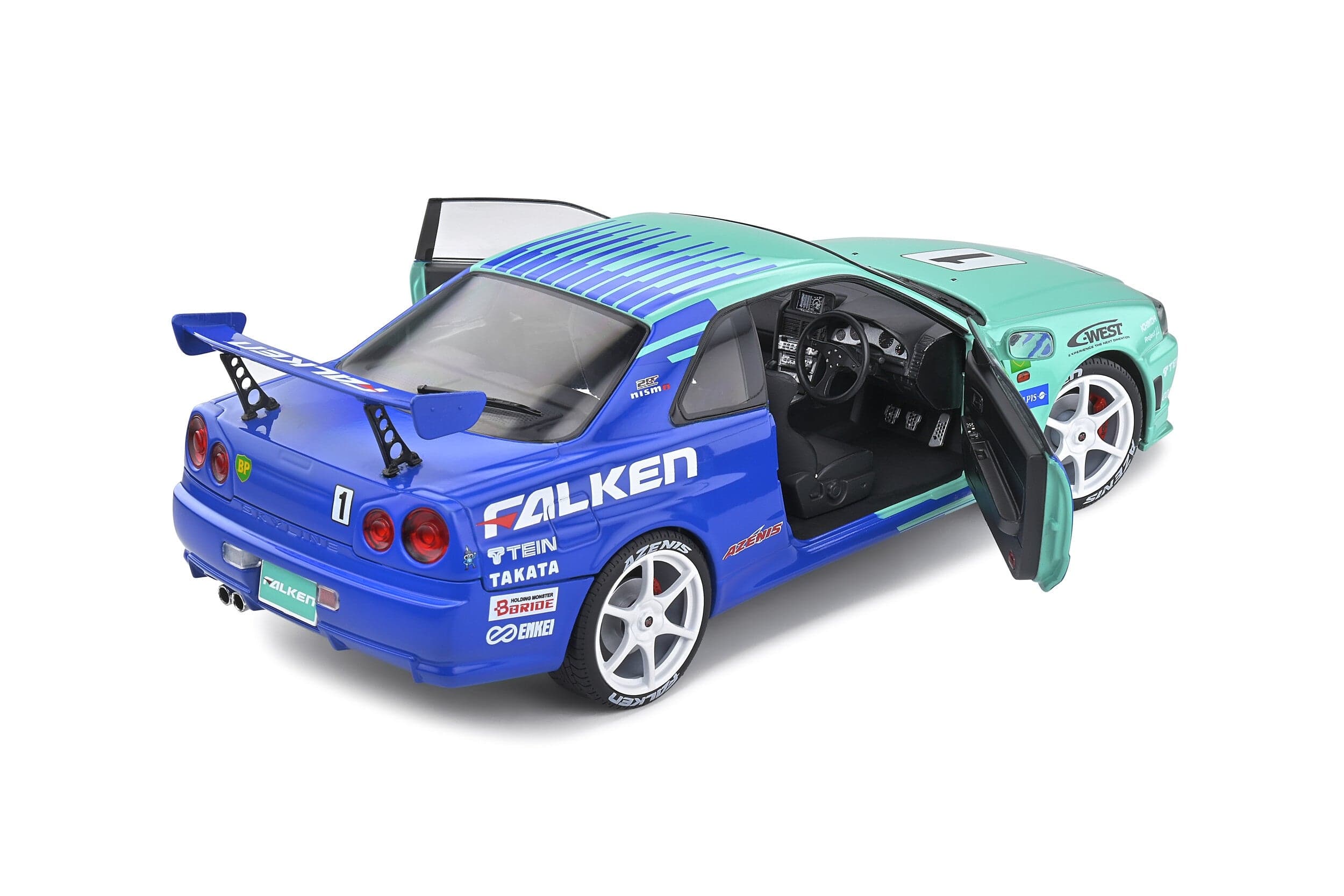 Macheta auto Nissan Skyline (R34) GT-R JGTC 2001 (1999) 1:18 Solido - 5