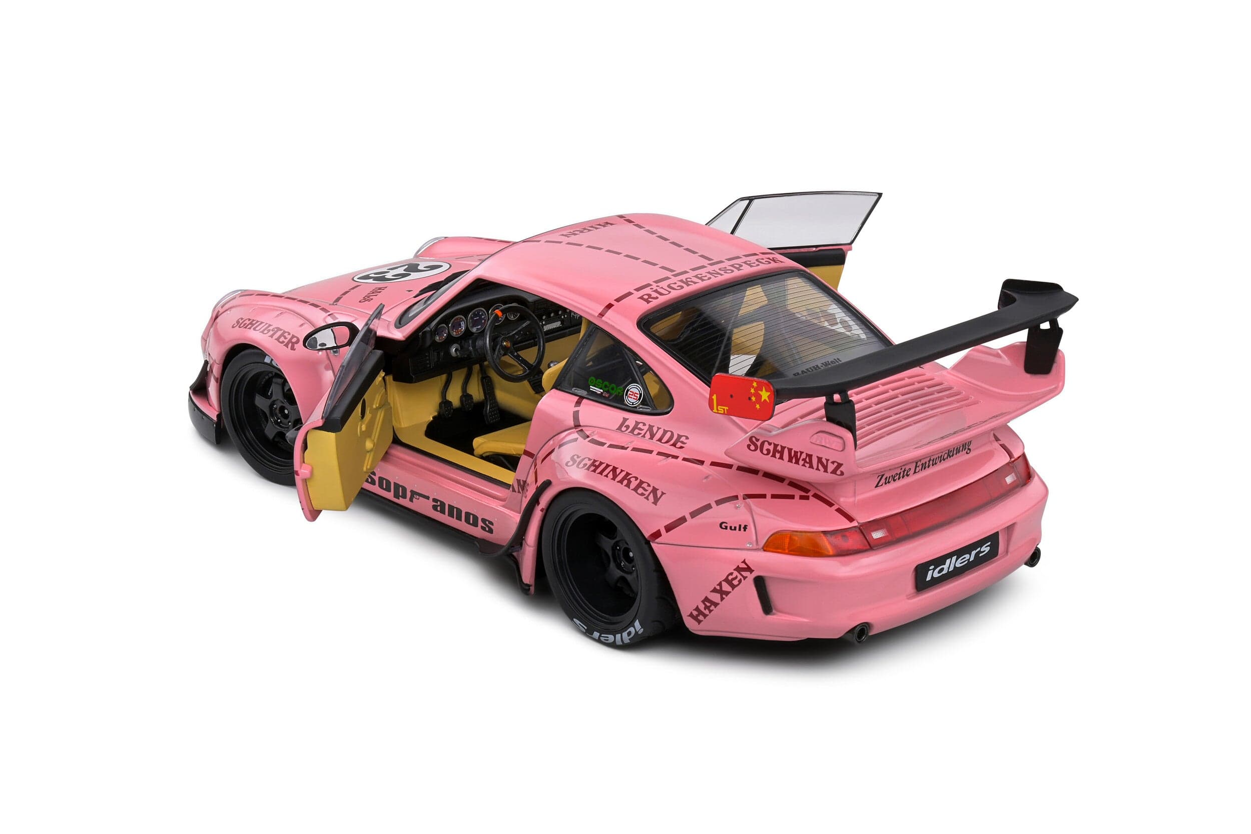 Macheta auto RWB Bodykit Pink Pig  2020 1:18 Solido - 4