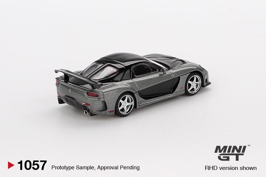 Macheta auto Mazda RX-7 (FD3S) VeilSide Fortune, Grey, 2011 (LHD) 1:64 MIniGT - 2