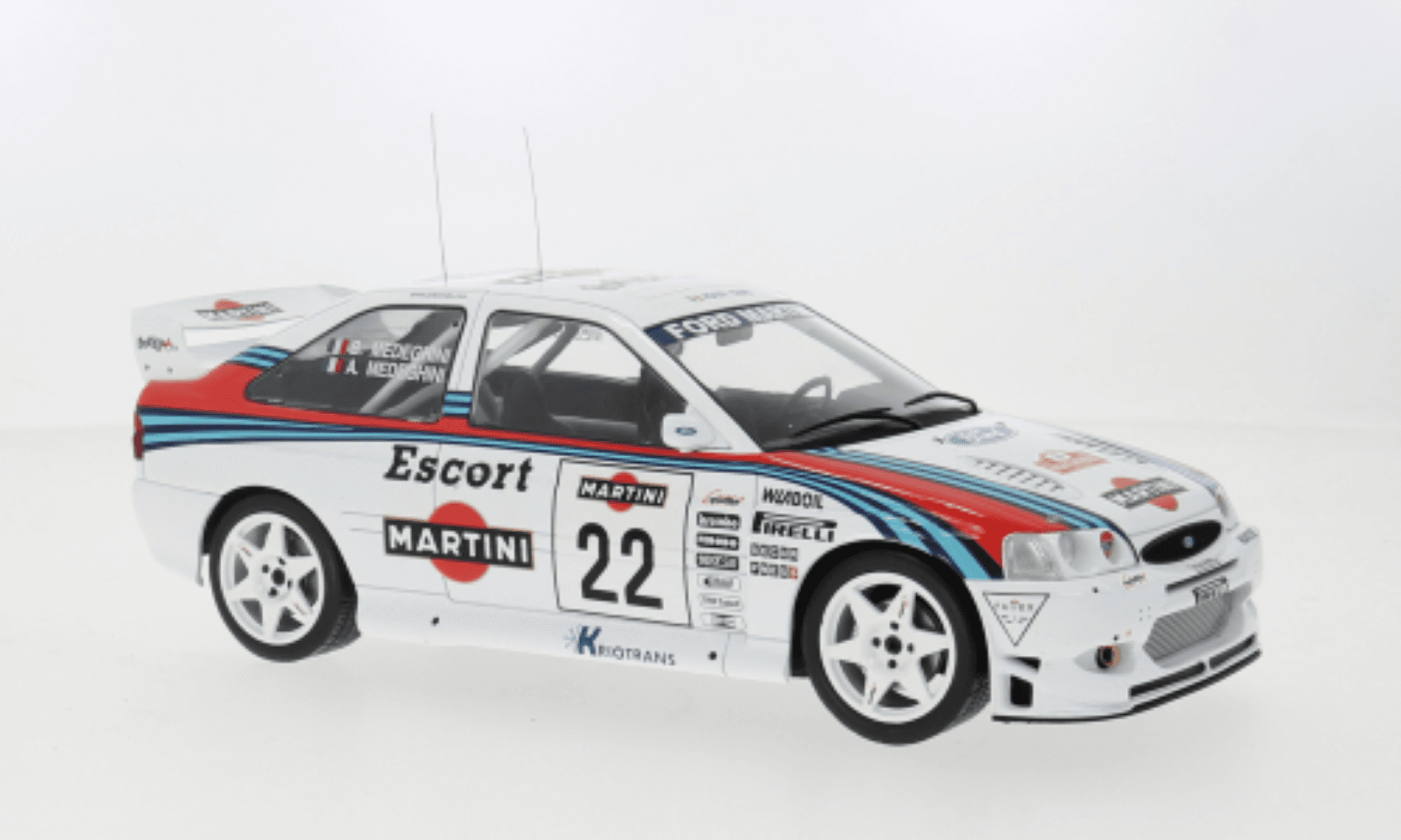 Macheta auto Ford Escort WRC, Rallye Sanremo, 1998, #22 1:18 IXO
