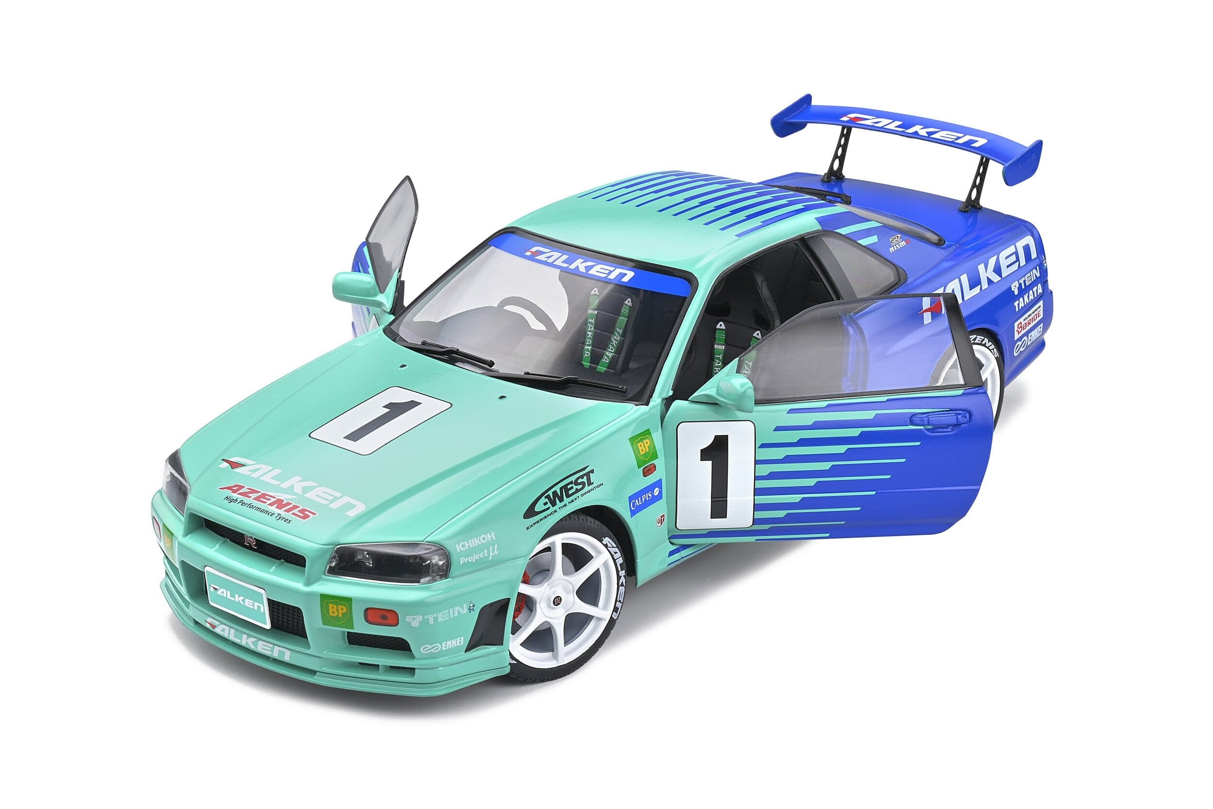 Macheta auto Nissan Skyline (R34) GT-R JGTC 2001 (1999) 1:18 Solido - 4