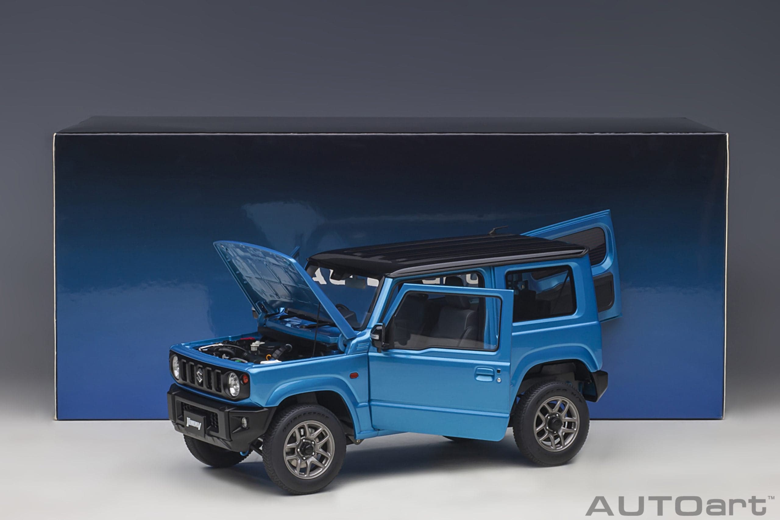 Macheta auto Suzuki Jimny (JB64) (Brisk Blue) 1:18 AutoArt - 3