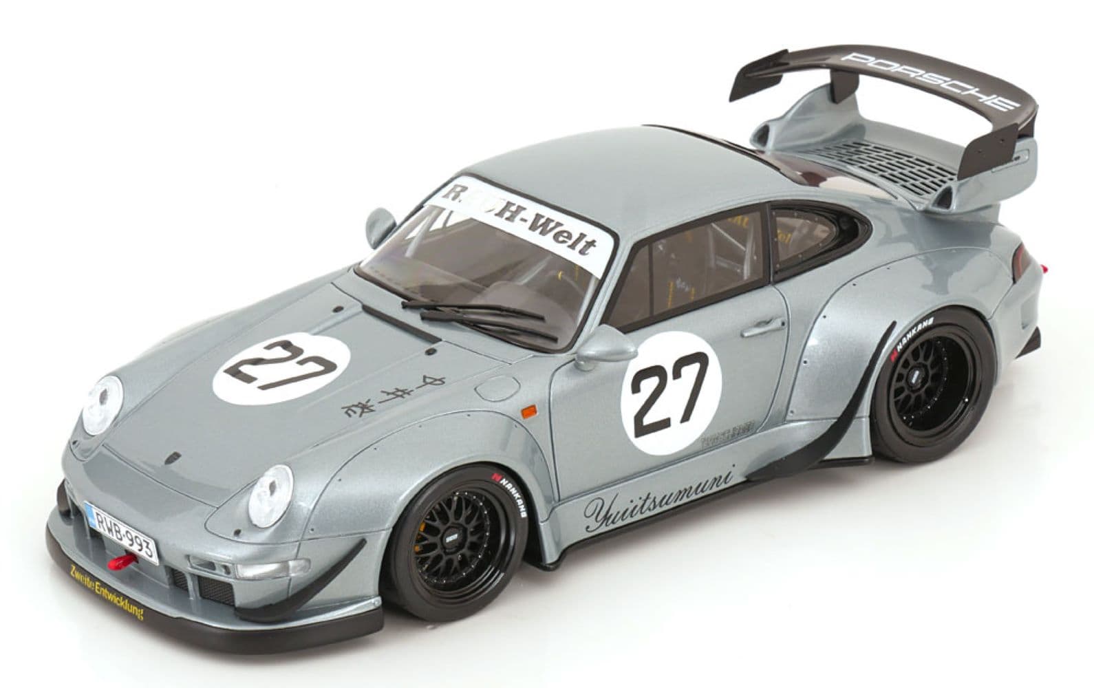Macheta auto Porsche 911 (993) RWB YUIITSUMUNI 2024 1:18 GT Spirit