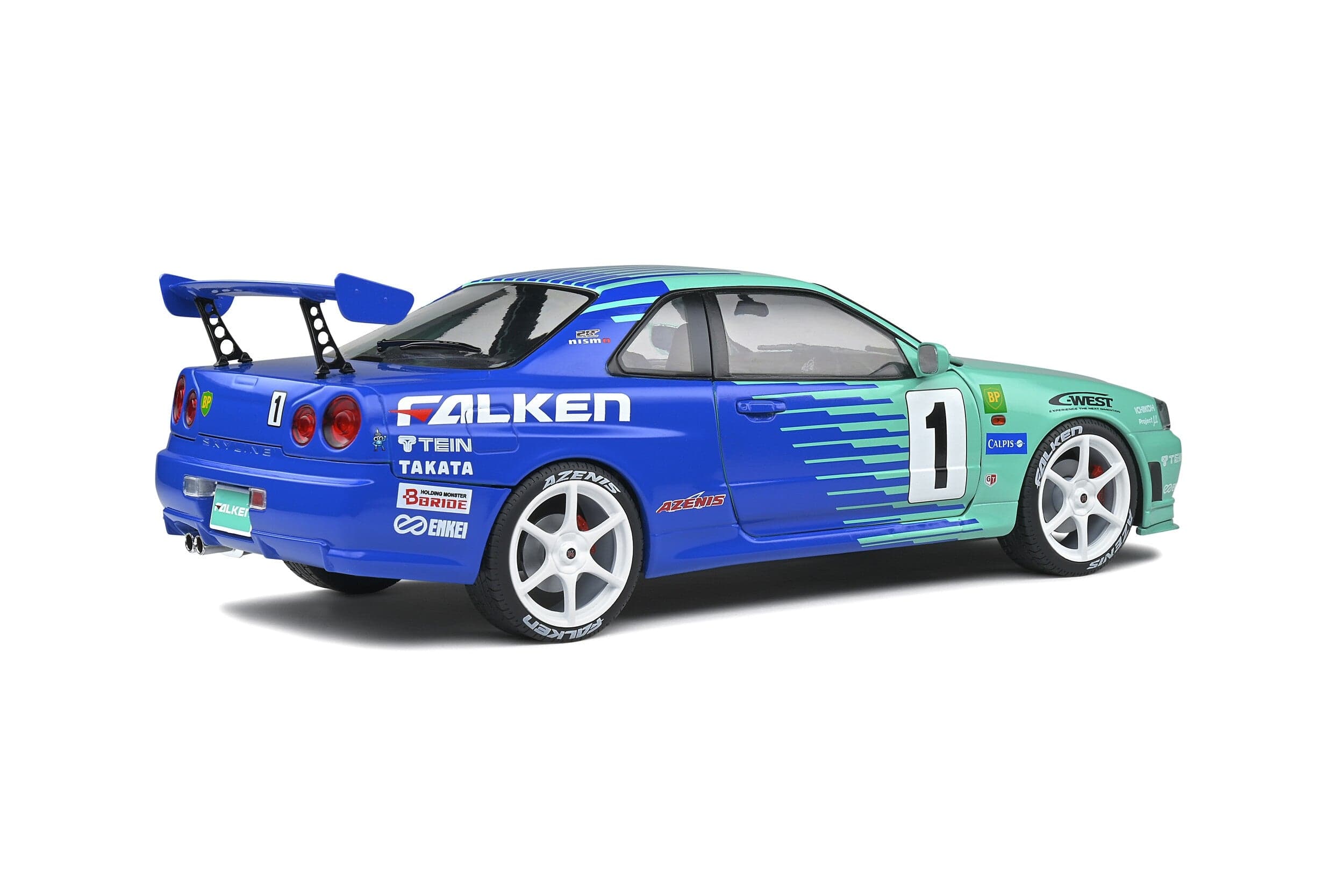 Macheta auto Nissan Skyline (R34) GT-R JGTC 2001 (1999) 1:18 Solido - 3