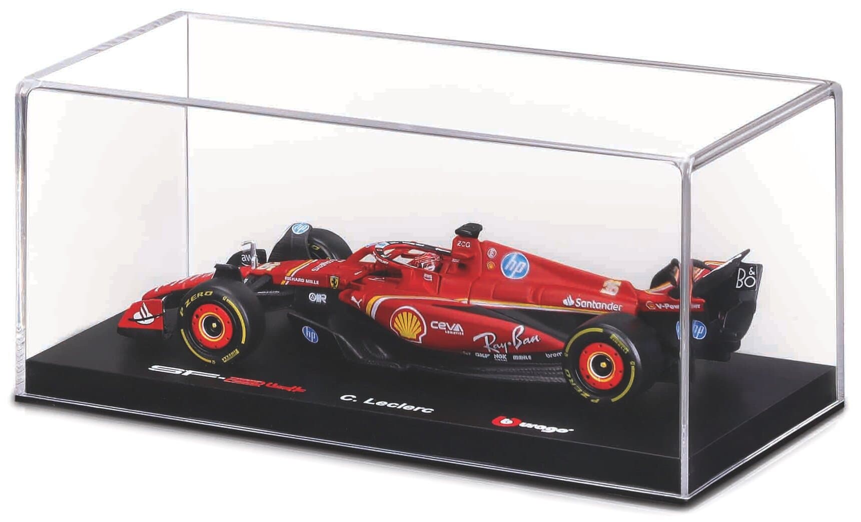 Macheta auto Ferrari SF24  No.16  C.Leclerc (2024) 1:43 Bburago Signature - 3