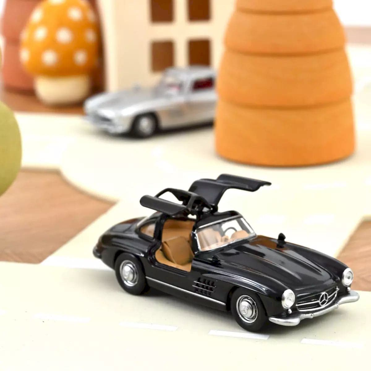 Macheta auto Mercedes Benz 300 SL 1954 Black Jet-car 1:43 Norev - 2