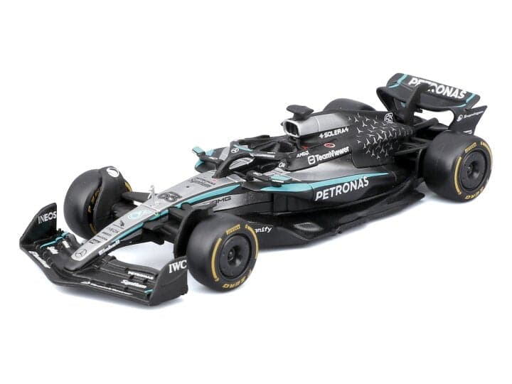 Macheta auto Mercedes AMG W16  N. 63  G. Russell (2025) 1:43 Bburago