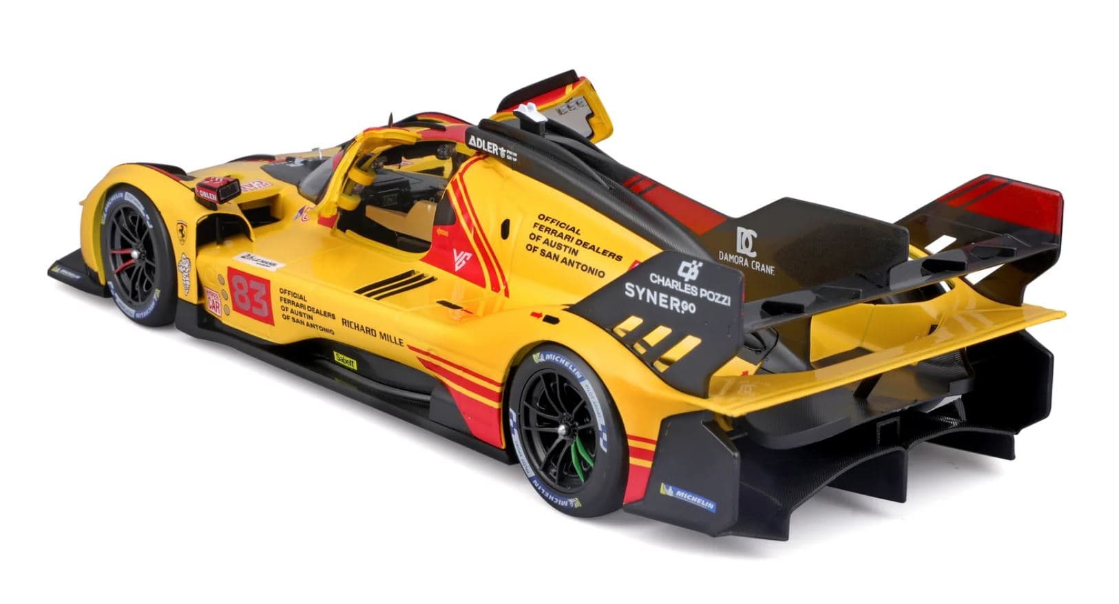 Macheta auto Ferrari 499P Sieger 24h Le Mans 2024  Kubica/Ye/Hanson Nr 83  1:18 BBurago - 2