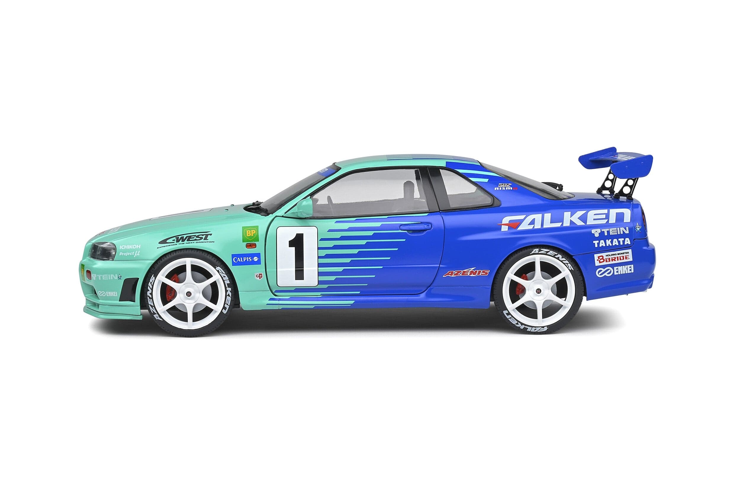 Macheta auto Nissan Skyline (R34) GT-R JGTC 2001 (1999) 1:18 Solido - 2
