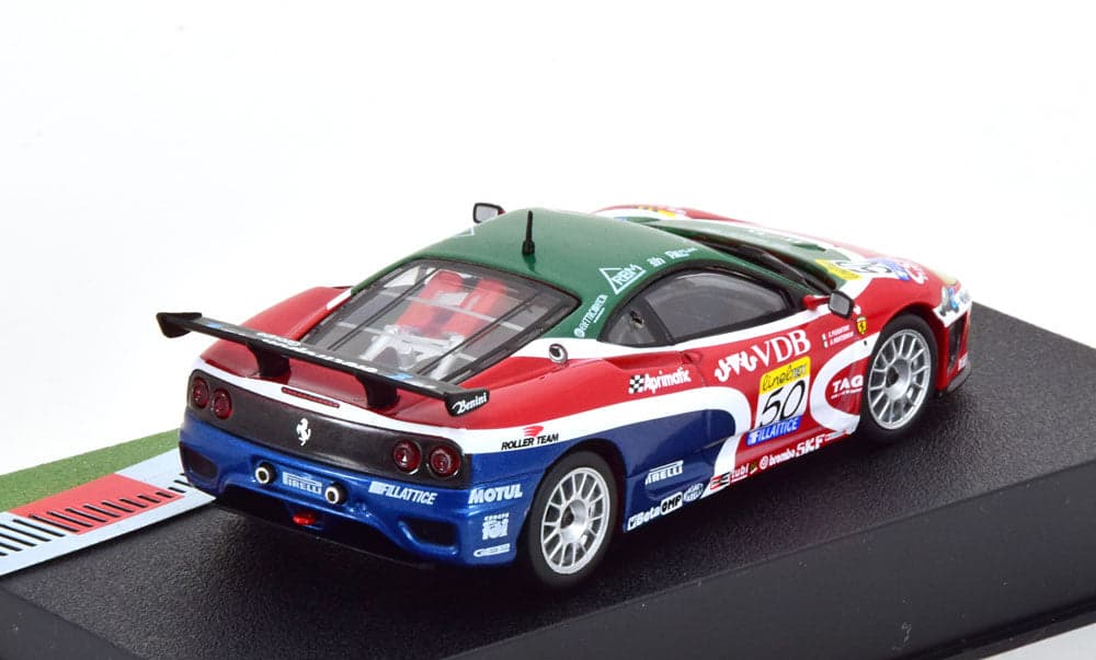 Macheta auto Ferrari 360 GT No.50, Sieger N-GT Class Silverstone Pescartori/Montermini 2002  1:43 Altaya Supercars Collection - 2