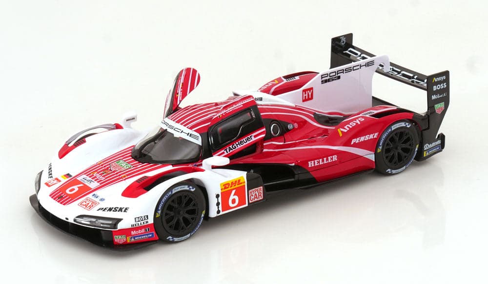 Macheta auto Porsche  963 9RD Team Penske Motorsport N 6 24h Le Mans 2023 Estre/Lotterer/Vanthoor 1:24 Bburago - 3