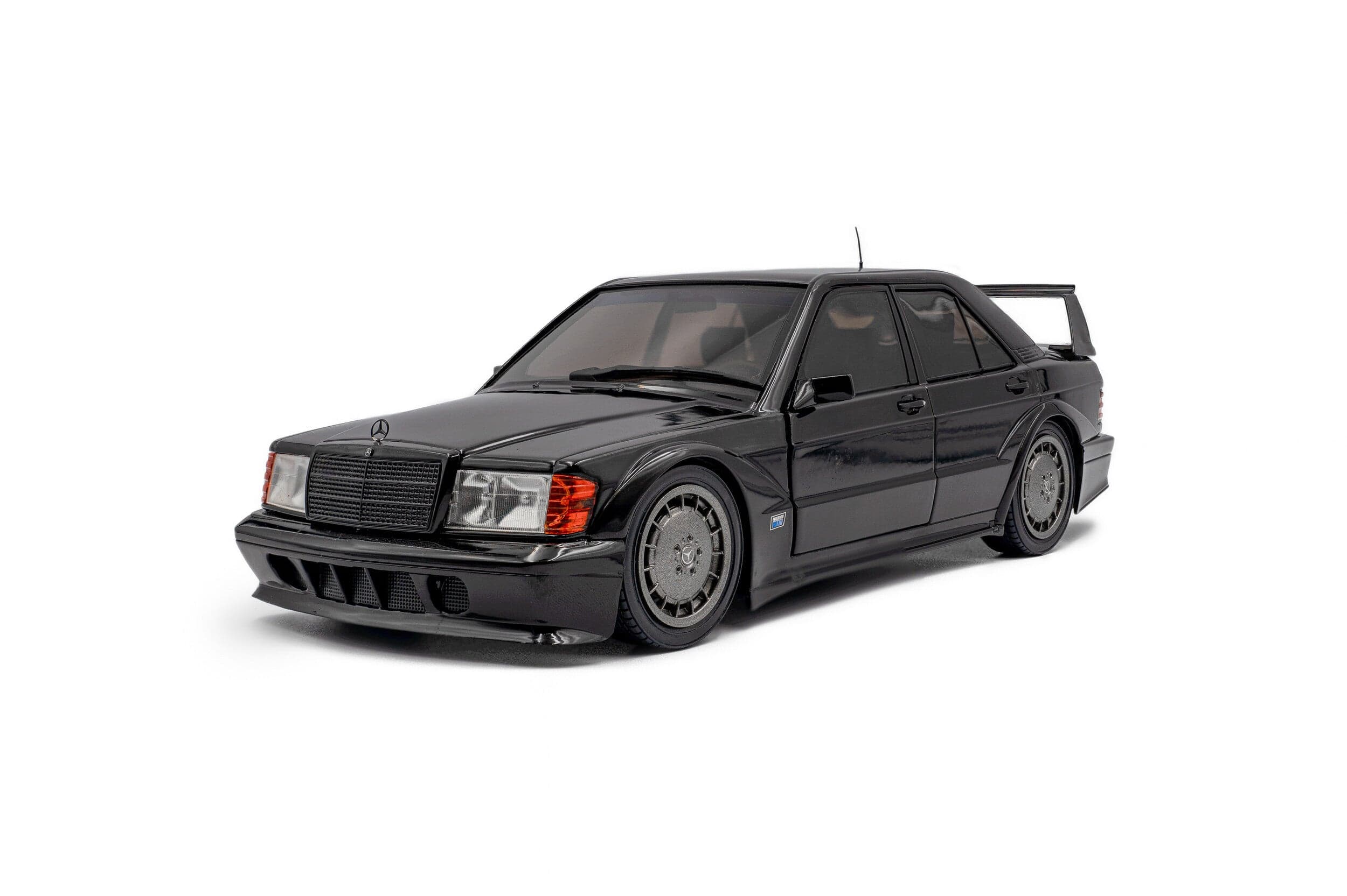 Macheta auto Mercedes-Benz 190 (W201) Evo II – Solido  Works Black – 1990 1:18 Solido