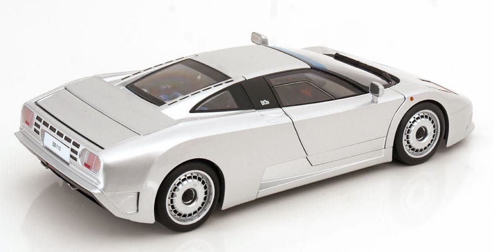 Macheta auto Bugatti EB110 1991 argintiu  1:12 KK-Scale - 2