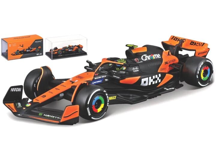 Macheta auto Mclaren MCL 38 #4 LANDO NORRIS 2024 1:43 Bburago Signature - 2