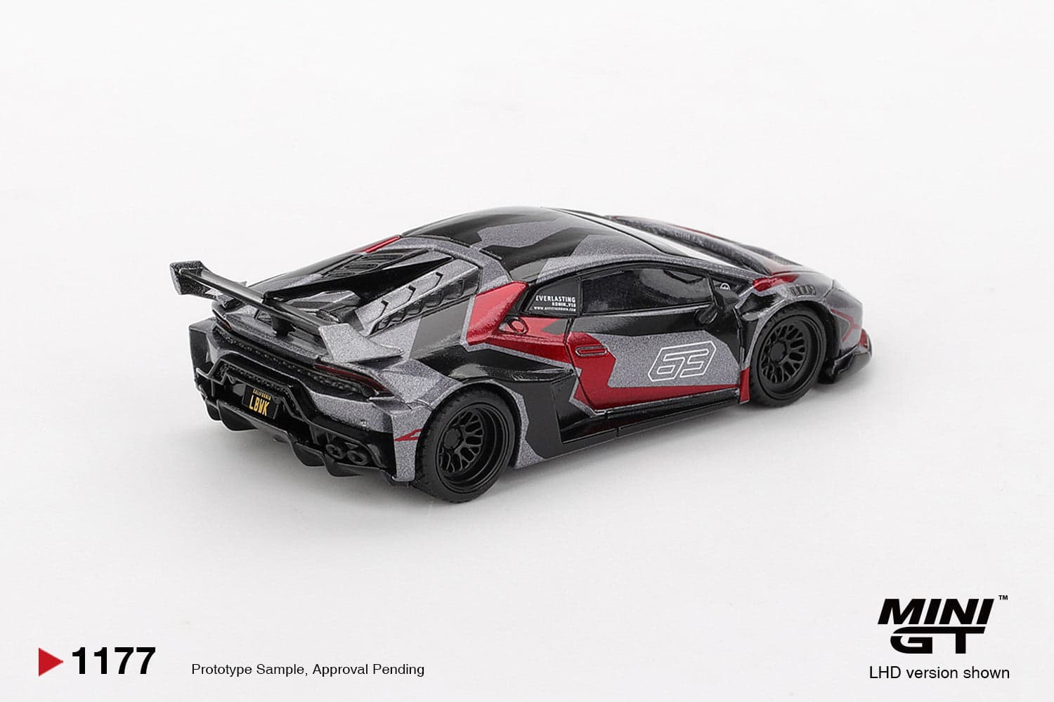 Macheta auto Lamborghini Huracan LB-WORKS GT RONIN 2025 (LHD) 1:64 MIniGT - 2