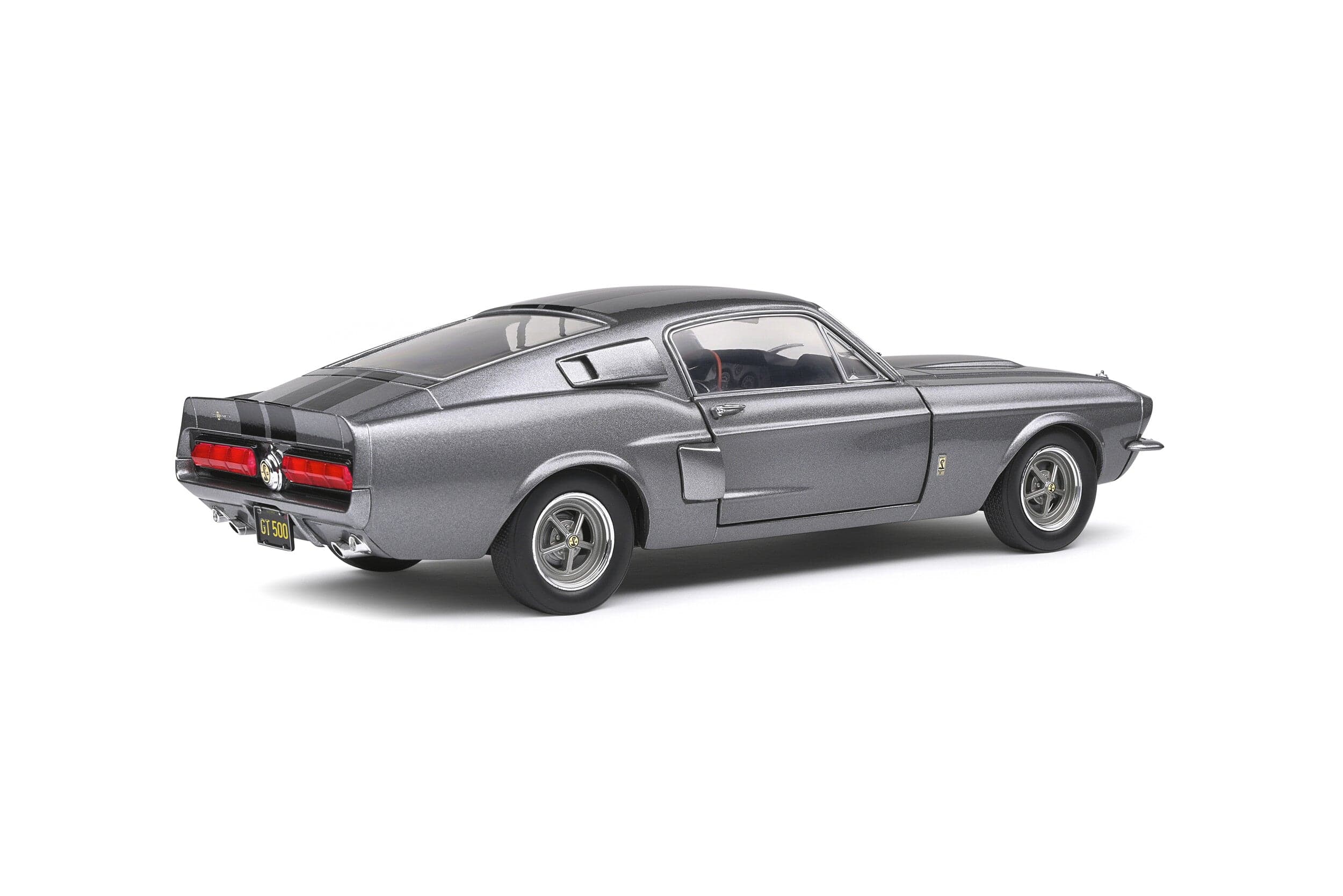 Macheta auto Ford Shelby GT500  Gray & Black Stripes  1967 1:18 Solido - 2