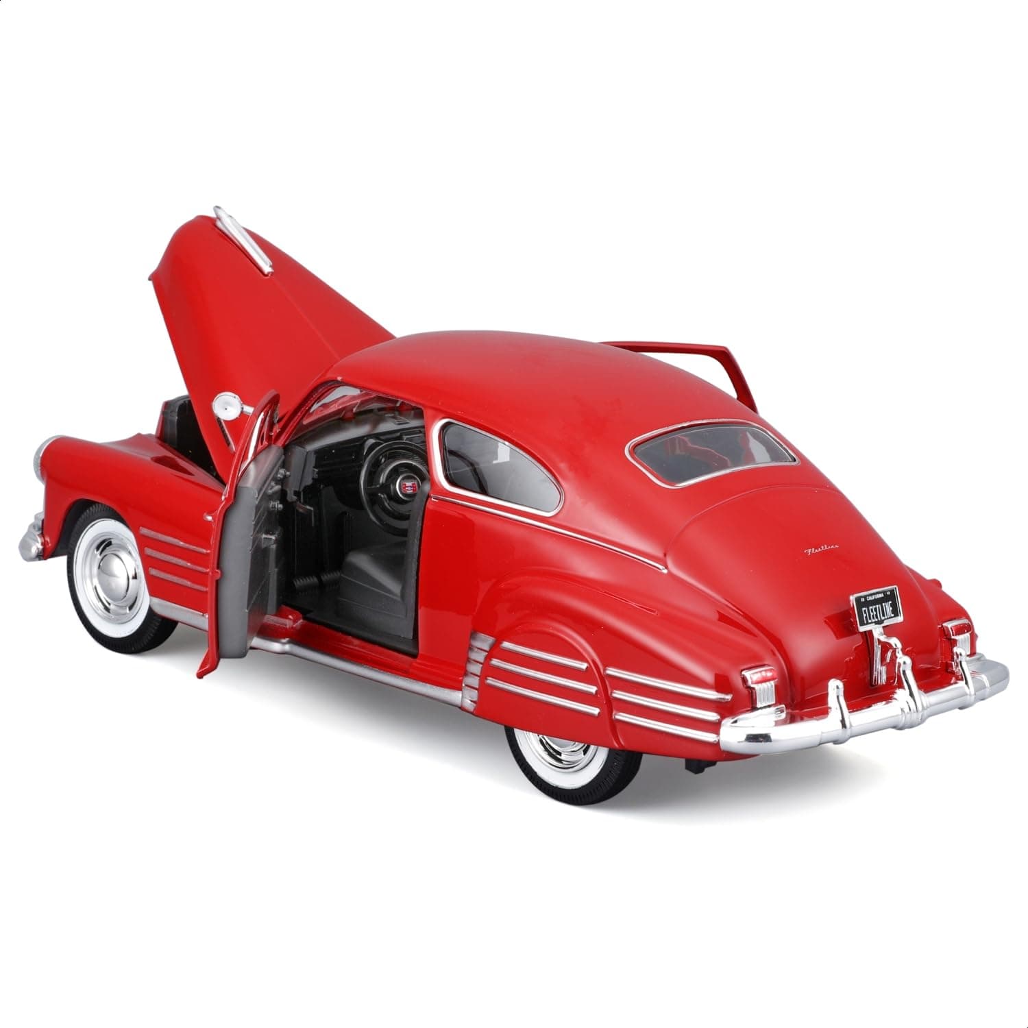 Macheta auto Chevrolet Chevy Fleetline Aerosedan 1948 Rosu 1:24 Maisto - 2