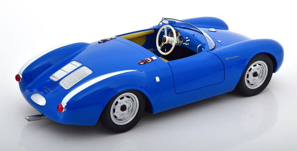 Macheta auto Porsche 550A Spyder 1956  albastru 1:12 KK-Scale - 2