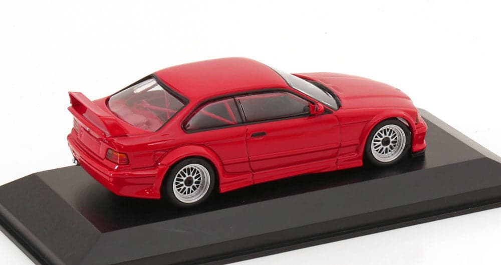 Macheta auto BMW M3 GTR E36 Rosu 1993 1:43 Minichamps - 2